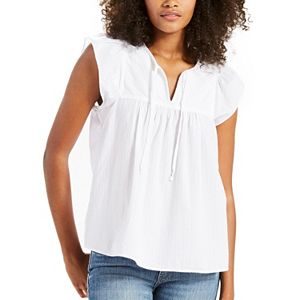 Women's Levi's Denim Babydoll Blouse
