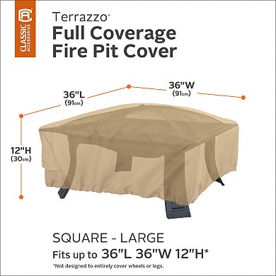 Terrazzo Large Square Fire Pit Cover