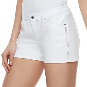 Women's Jennifer Lopez Beaded Jean Shorts
