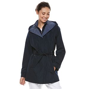 Women's Braetan Hooded Shawl Collar Rain Jacket