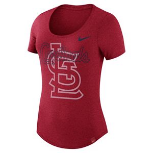 Women's Nike St. Louis Cardinals Burnout Dri-FIT Tee