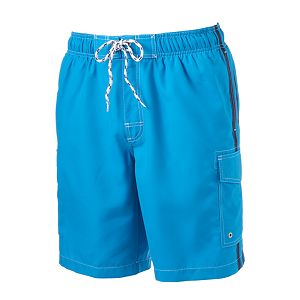 Big & Tall SONOMA Goods for Life™ Side-Striped Microfiber Swim Trunks