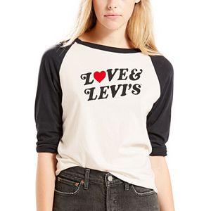 Women's Levi's ''Love & Levi's'' Raglan Tee