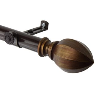 Rod Desyne Garnet Adjustable Double Curtain Rod
