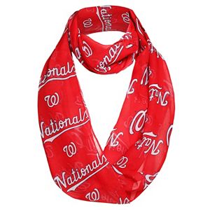 Women's Forever Collectibles Washington Nationals Logo Infinity Scarf