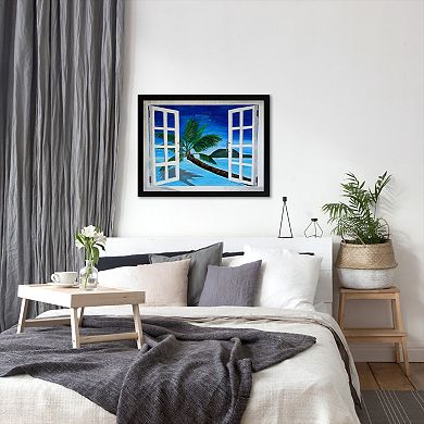 Americanflat "Window To Paradise" Framed Wall Art