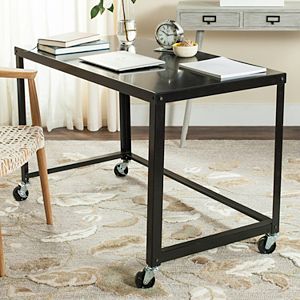 Safavieh Contemporary Industrial Rolling Desk