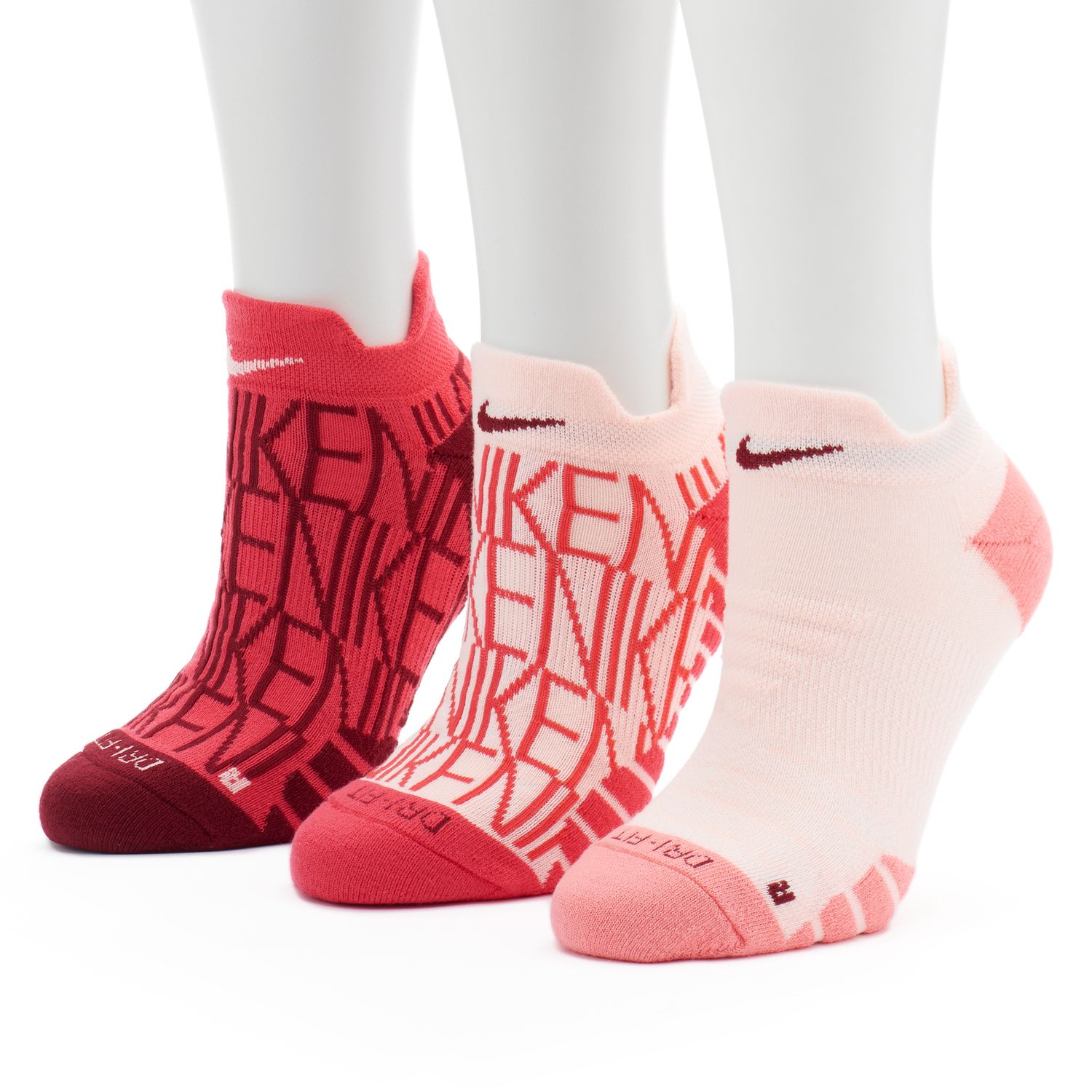 Nike 3-pk. Dri-FIT Cushioned Low-Cut Socks