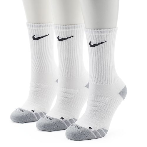 Women's Nike 3pk. DriFit Cushioned Crew Socks