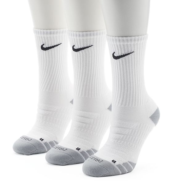 Women's Nike 3-pk. Dri-Fit Cushioned Crew Socks