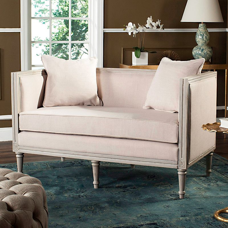 Safavieh French Country Settee Loveseat, Grey