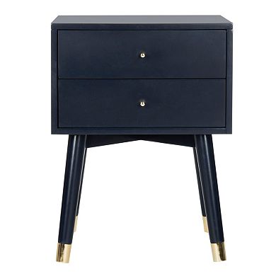 Safavieh Mid-Century Retro 2-Drawer Nightstand