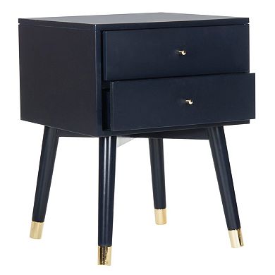 Safavieh Mid-Century Retro 2-Drawer Nightstand