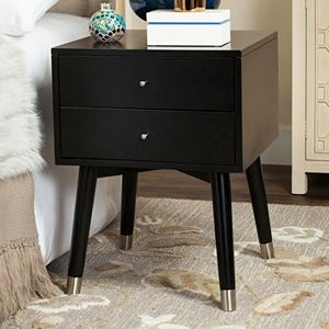 Safavieh Mid-Century Retro 2-Drawer Nightstand