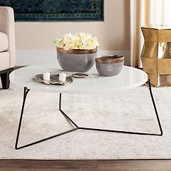 Novogratz Oakdale Round 2 Tier Coffee Table Kohls