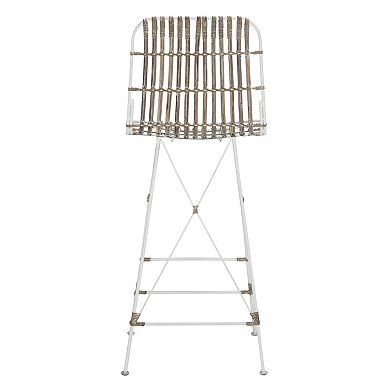 Safavieh Wicker Bar Stool 2-piece Set