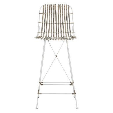 Safavieh Wicker Bar Stool 2-piece Set