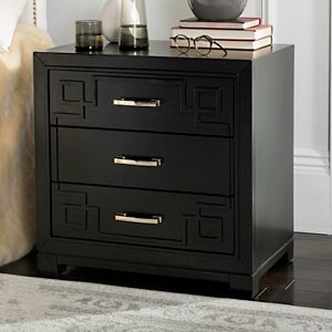 Safavieh Greek Key 3-Drawer Nightstand