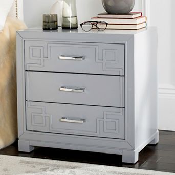 Safavieh Greek Key 3-Drawer Nightstand