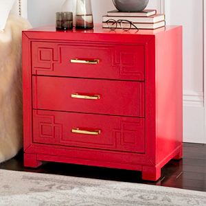 Safavieh Greek Key 3-Drawer Nightstand