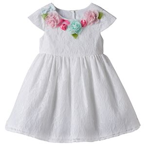 Baby Girl Marmellata Classics Rosette Dress
