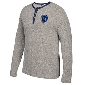 Men's adidas Sporting Kansas City Lifestyle Henley