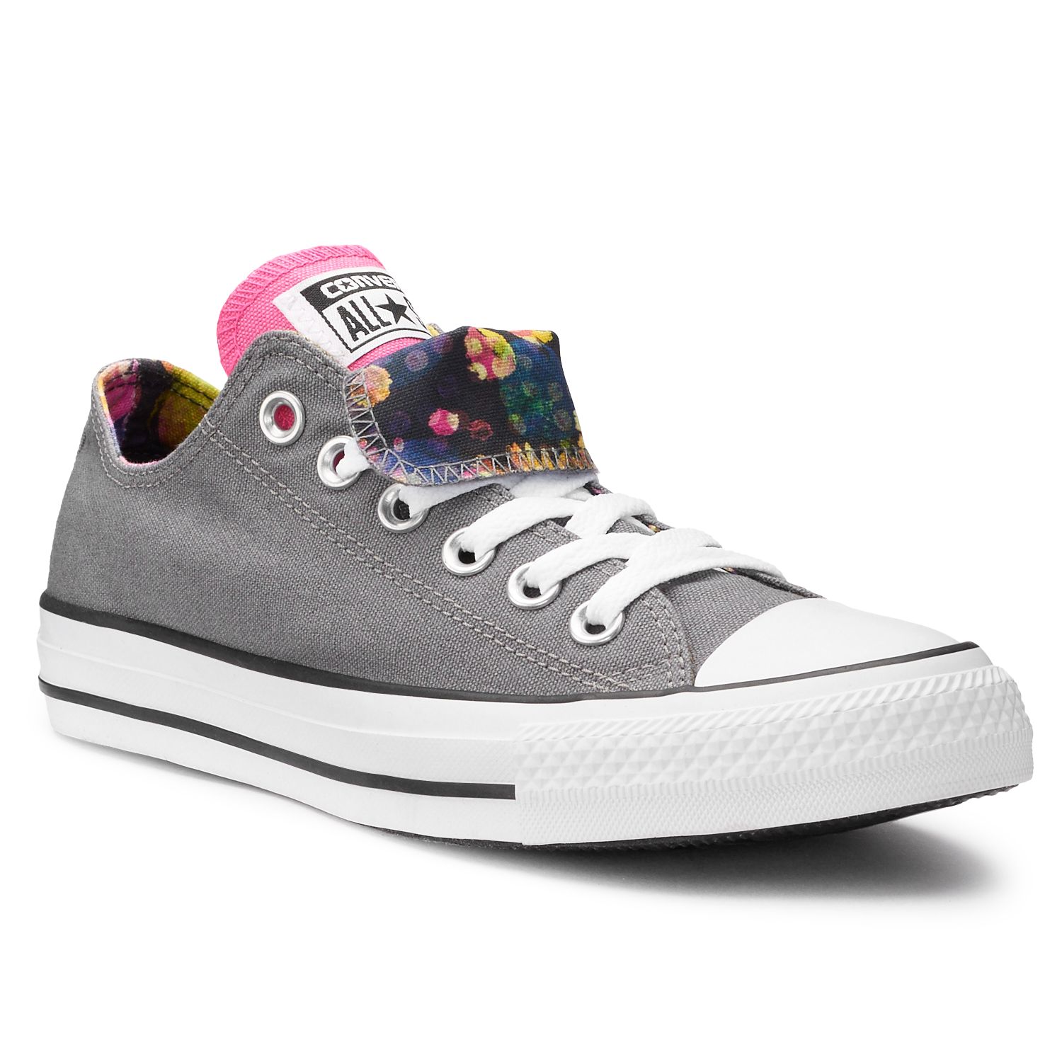 Star Double Tongue Floral Sneakers