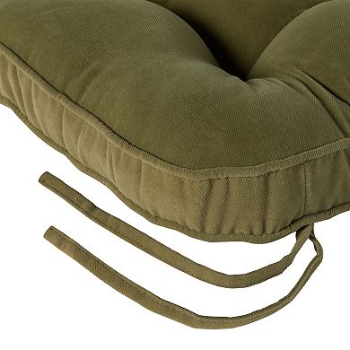 Greendale Home Fashions 2-pack Hyatt Reversible Chair Pad Set