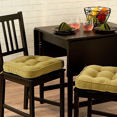 Greendale Home Fashions 2-pack Hyatt Reversible Chair Pad Set