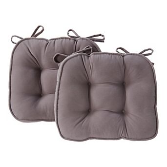 Greendale Home Fashions 2-pack Hyatt Reversible Chair Pad Set