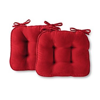 Greendale Home Fashions 2-pack Hyatt Reversible Chair Pad Set