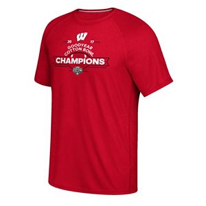 Men's adidas Wisconsin Badgers 2017 Cotton Bowl Champions Tee