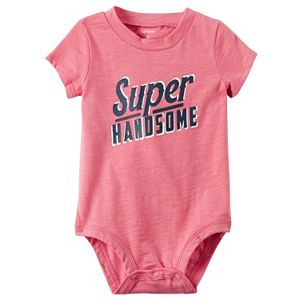 Baby Boy Carter's Slubbed Slogan Bodysuit