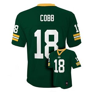 Boys 8-20 Green Bay Packers Randall Cobb NFL Replica Jersey