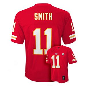 Boys 8-20 Kansas City Chiefs Alex Smith NFL Replica Jersey