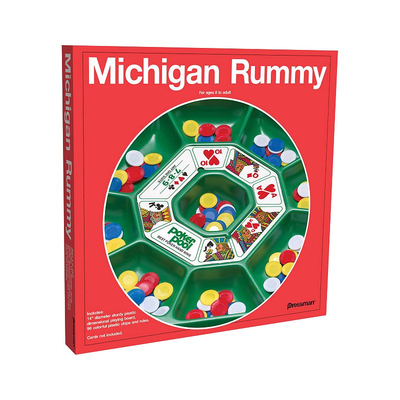 Michigan Rummy Game by Pressman Toy, Multicolor