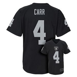 Boys 8-20 Oakland Raiders Derek Carr Replica Jersey