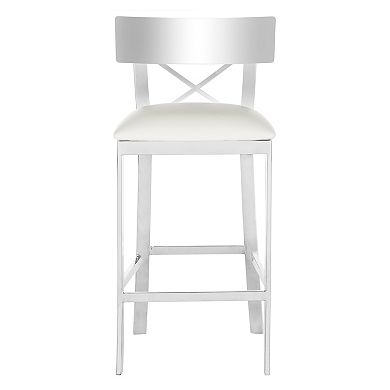 Safavieh Cross-Back Counter Stool