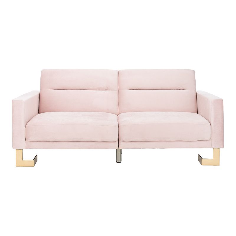 Safavieh Contemporary Foldable Sofa Bed, Pink