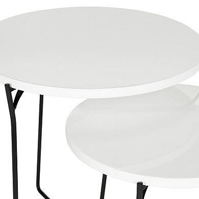 Safavieh Modern Nesting End Table 2-piece Set