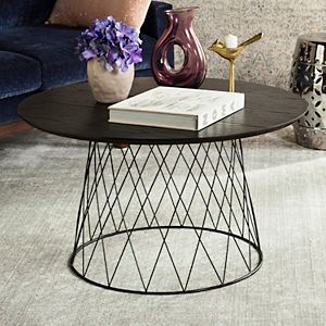 Safavieh Industrial Contemporary Round Coffee Table