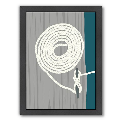 Americanflat “Coil and Cleat 1” Framed Wall Art