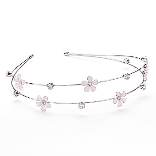 Mudd® Flower Double Row Headband