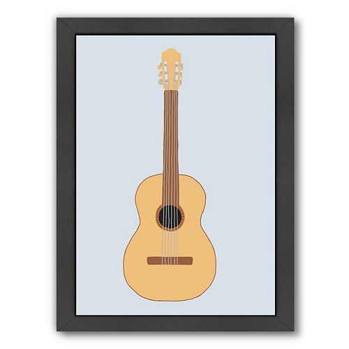 Americanflat Guitar Framed Wall Art