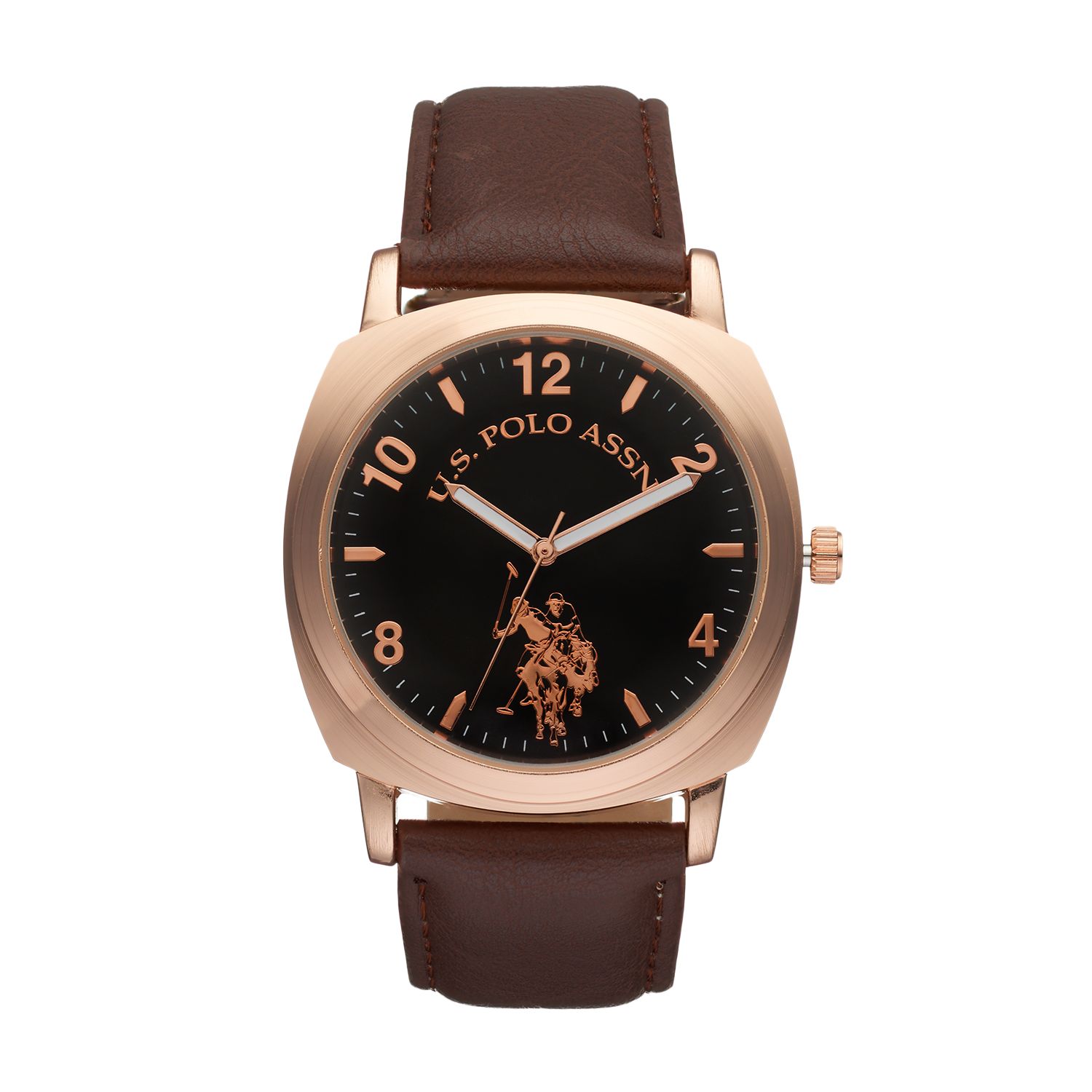 us polo leather watches