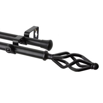 Rod Desyne Marquise Adjustable Double Curtain Rod