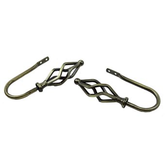 Rod Desyne Marquise 2 pk Curtain Holdbacks