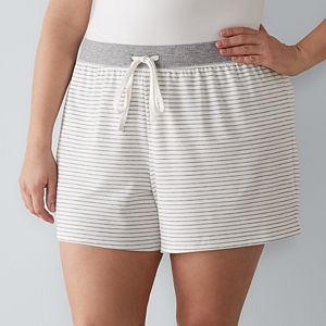 Plus Size SONOMA Goods for Life™ Pajamas: French Terry Pajama Shorts