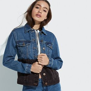 k/lab Two-Tone Denim Jacket