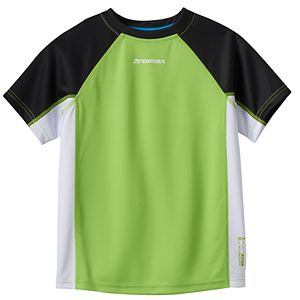 Boys 4-7 ZeroXposur Colorblock Rash Guard